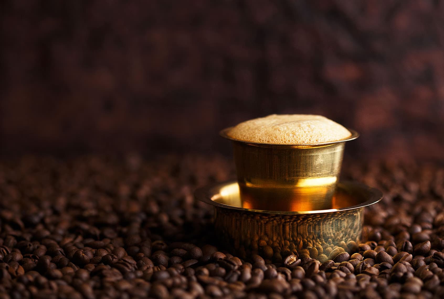 Coffee beans background