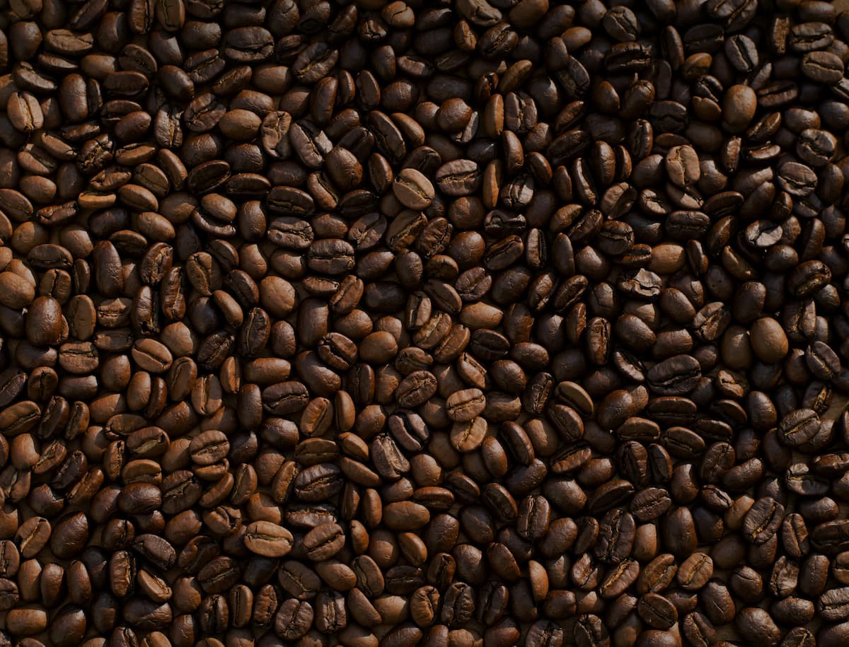 Coffee beans background